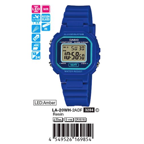 ساعت مچی اورجینال کاسیو جنرال کد رفرنس LA-20WH-2A