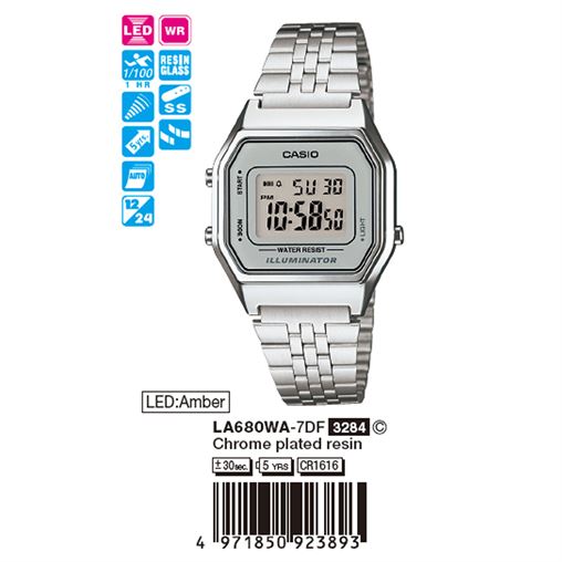 ساعت مچی اورجینال کاسیو جنرال کد رفرنس LA680WA-7D