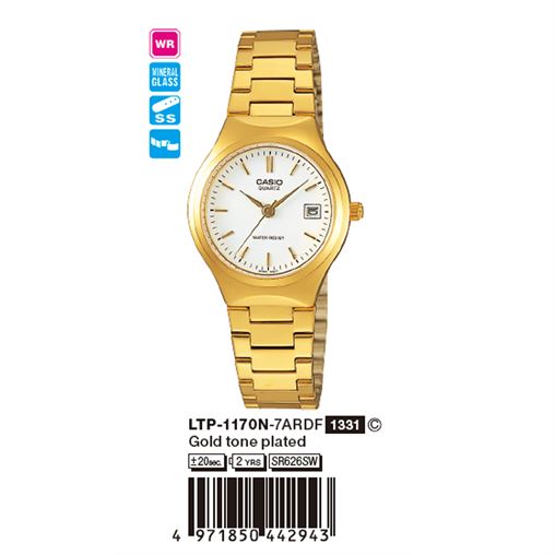 ساعت مچی اورجینال کاسیو جنرال کد رفرنس LTP-1170N-7A