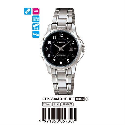 ساعت مچی اورجینال کاسیو جنرال کد رفرنس LTP-V004D-1B