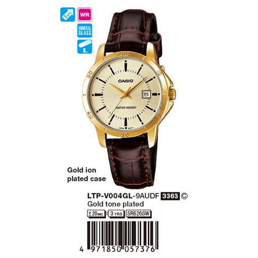 ساعت مچی اورجینال کاسیو جنرال کد رفرنس LTP-V004GL-9A