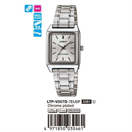 ساعت مچی اورجینال کاسیو جنرال کد رفرنس LTP-V007D-7E