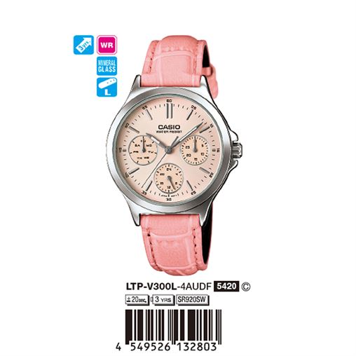 ساعت مچی اورجینال کاسیو جنرال کد رفرنس LTP-V300L-4A