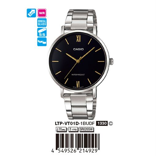 ساعت مچی اورجینال کاسیو جنرال کد رفرنس LTP-VT01D-1B