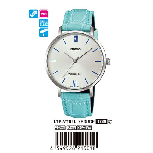 ساعت مچی اورجینال کاسیو جنرال کد رفرنس LTP-VT01L-7B3