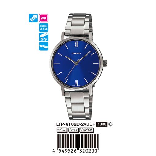 ساعت مچی اورجینال کاسیو جنرال کد رفرنس LTP-VT02D-2A