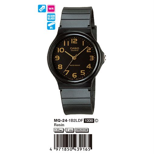 ساعت مچی اورجینال کاسیو جنرال کد رفرنس MQ-24-1B2
