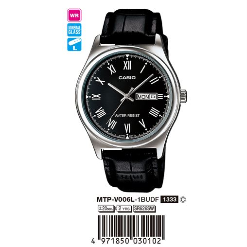 ساعت مچی اورجینال کاسیو جنرال کد رفرنس MTP-V006L-1B