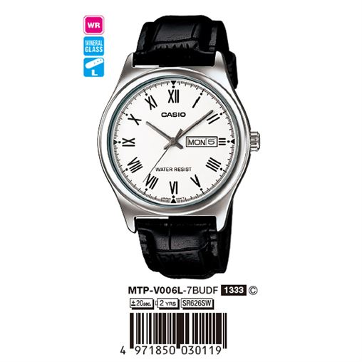ساعت مچی اورجینال کاسیو جنرال کد رفرنس MTP-V006L-7B