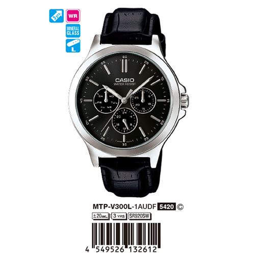 ساعت مچی اورجینال کاسیو جنرال کد رفرنس MTP-V300L-1A