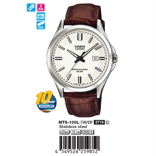 ساعت مچی اورجینال کاسیو جنرال کد رفرنس MTS-100L-7A