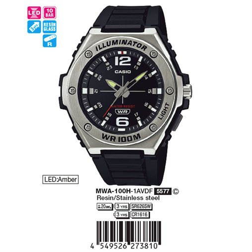 ساعت مچی اورجینال کاسیو جنرال کد رفرنس MWA-100H-1A